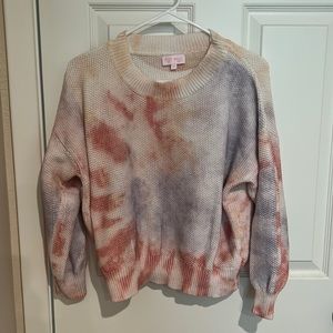 Tie dye Pink Lily Sweater